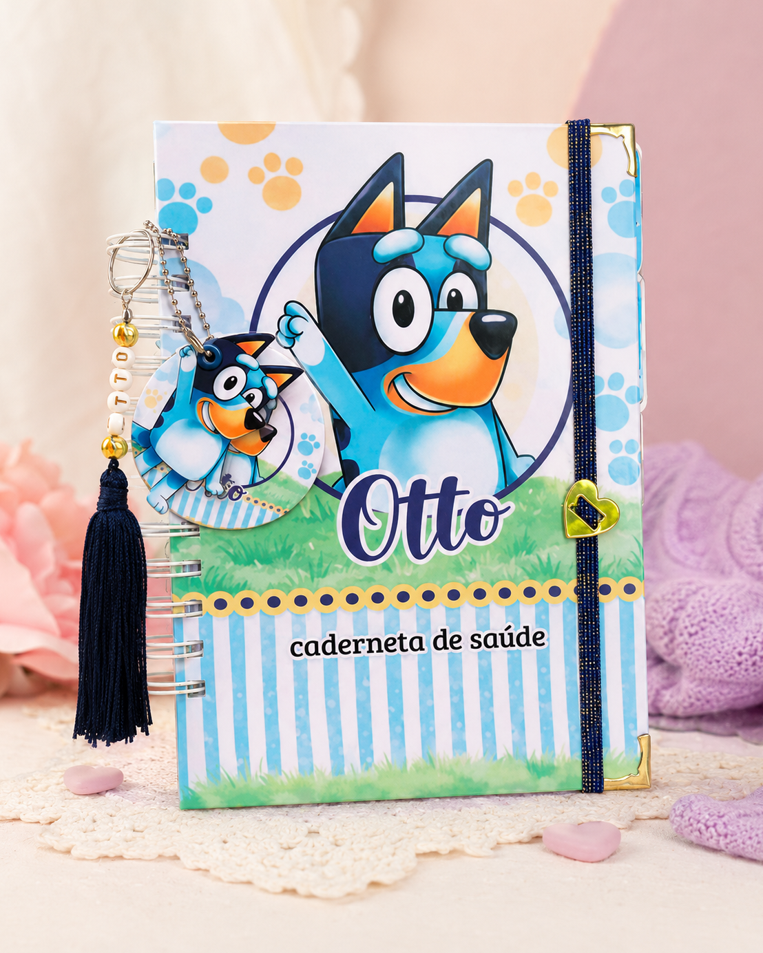 Caderneta de vacina luxo personalizada